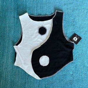 Yin Yang crop top, Small